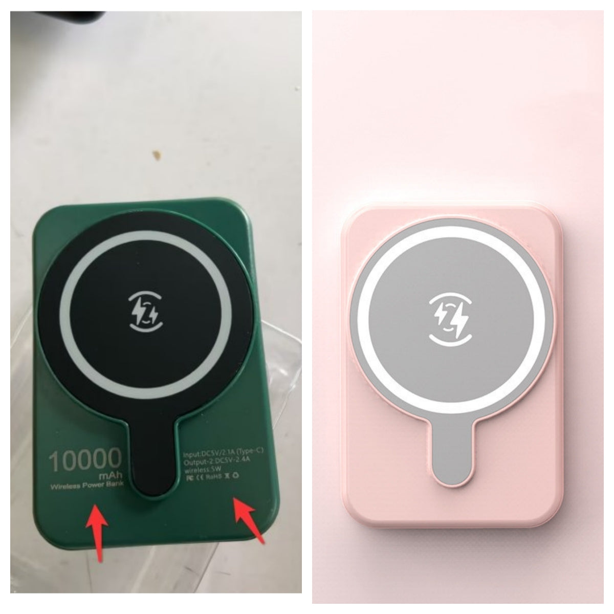 Mini Fast Charging Magnetic Wireless Power Bank 5000 Mah Portable