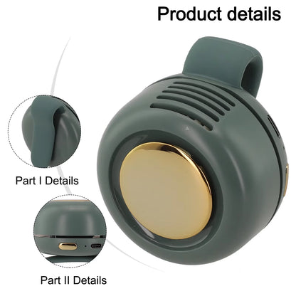 Home Supplies Household Cooling Fan Portable Fan Waist Fan Travel Camping 3 Gears 900Mah Portable Rotating Fan