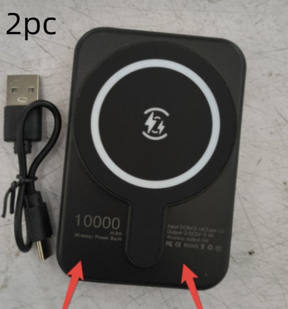 Mini Fast Charging Magnetic Wireless Power Bank 5000 Mah Portable