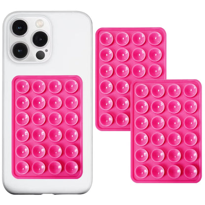 Eayburst Silicone Suction Phone Case Mount-2 Pack Non Slip Sticky Phone Grip for Cellphone for Strong Grip Holder for Videos