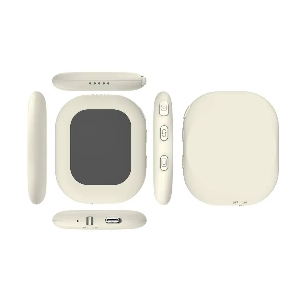 Mobile Phone Mini Selfie Monitor Screen Wireless Magnetic Mount Vlog Phone Rear Camera Selfie Wifi BT Connection for Selfie Live
