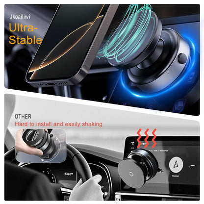 Hands-Free Suction Cup Phone Mount for Car/Content Creator, [Auto-Seal & One-...