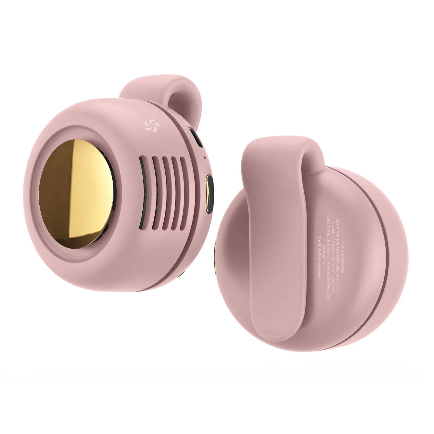 Home Supplies Household Cooling Fan Portable Fan Waist Fan Travel Camping 3 Gears 900Mah Portable Rotating Fan